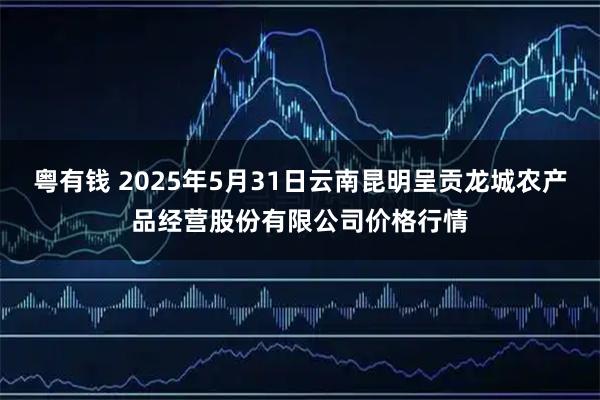 粤有钱 2025年5月31日云南昆明呈贡龙城农产品经营股份有限公司价格行情